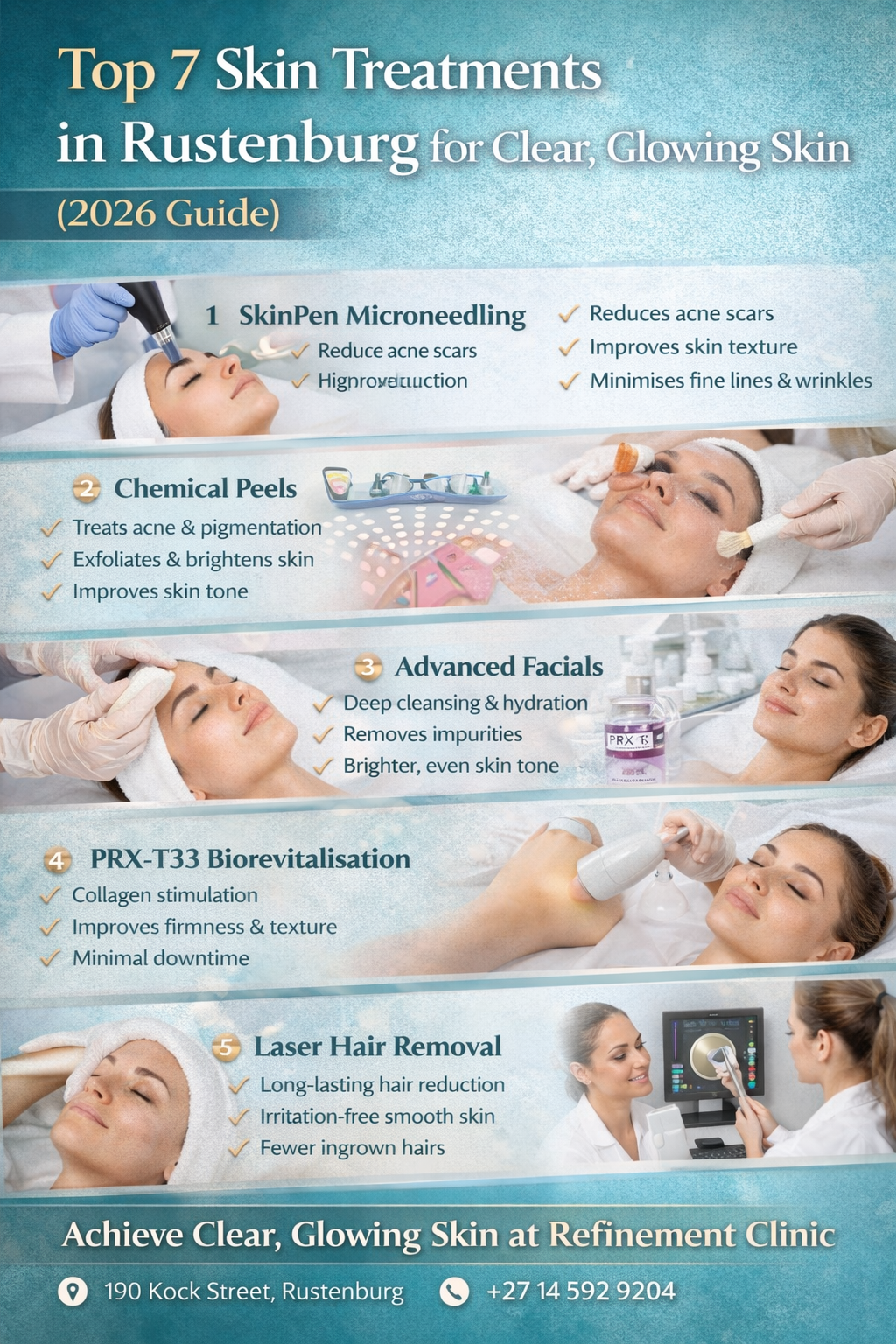 Top 7 Skin Treatments in Rustenburg for Clear, Healthy and Glowing Skin (2026 Expert Guide)